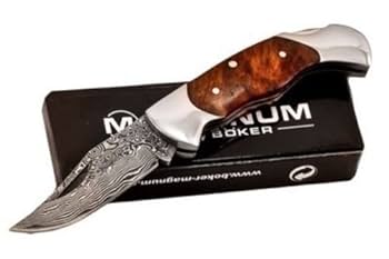 メガバス　ボーカーナイフ Amazon | ボーカー BOKER マグナム ロックバック ダマスカス鋼