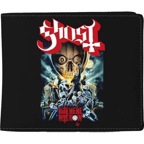 Portefeuille à Double pli Mixte Rocksax Ghost Noir Accessoire de Voyage