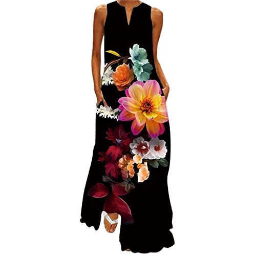 FASLOLSDP Frauen-Sommer-beiläufiges ärmelloses...