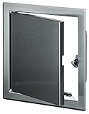 Steinberg14 Edelstahl 20x20cm Schnappverschluss Wartungsklappe Revisionsklappen - Revisionsklappe mit Druckverschluss