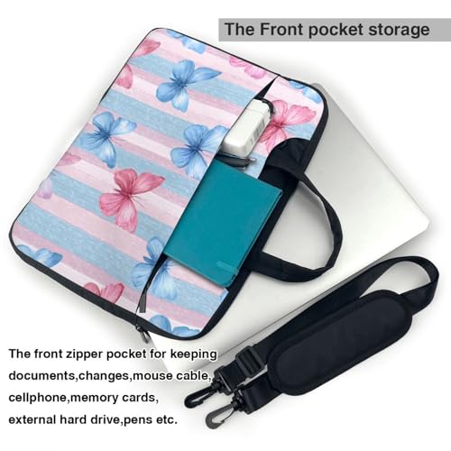 Maletín para laptop 14 pulg impermeable con asas y correa miniatura 6