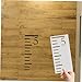 Tofficu Kids Growth Chart Ruler Template 7Pcs Plastic Height Scale Stencil for Children Reusable Measurement Tool for Nursery Wall Decor