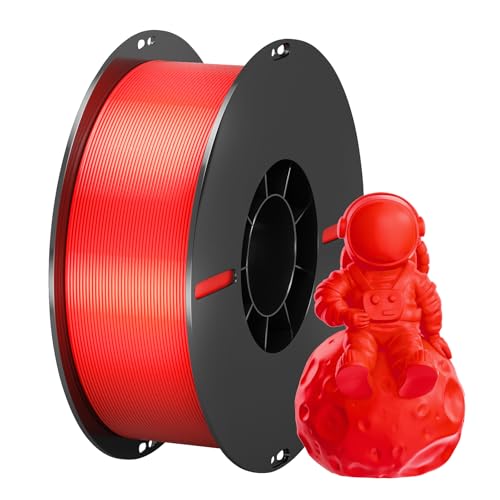 OLAPRIN PLA Filament 1.75mm Dark Red 1kg Spool (2.2lbs) 3D Printer Filament Dimensional Accuracy +/- 0.02mm, Suitable for Most FDM 3D Printers