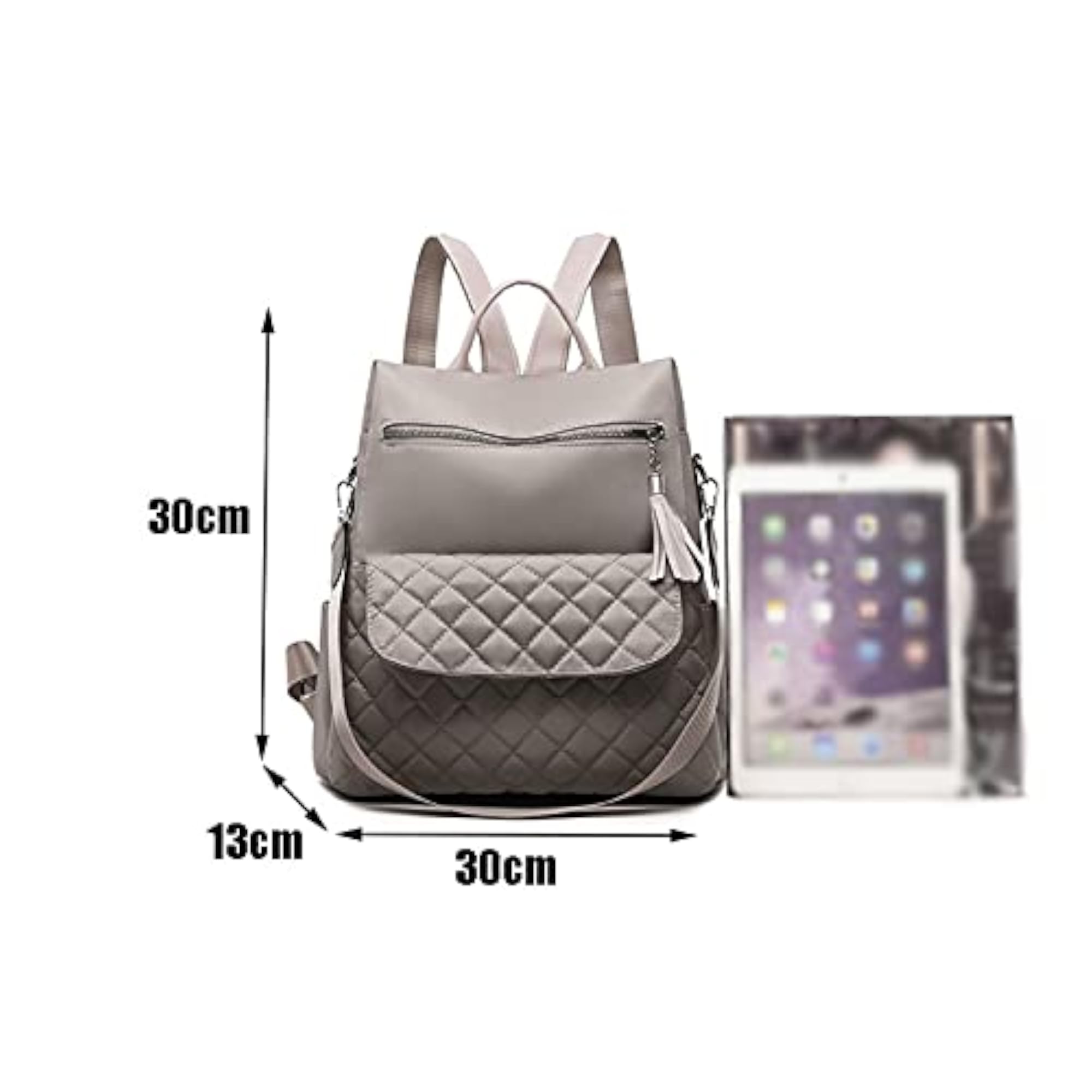 Women's Casual Nylon Waterproof Rucksack Backpack