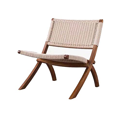 ラタンチェア 折りたたみダイニングチェア フォールディングチェア インテリア 高級 北欧 おしゃれ 手編み 天然木 木製 籐製 職人精神を体現 (くるみいろ)