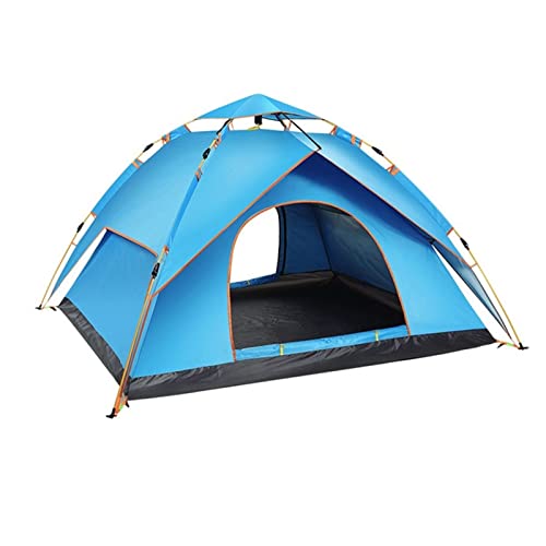 Tente de camping 3-4 personnes automatique imperméable avec protection UV plage