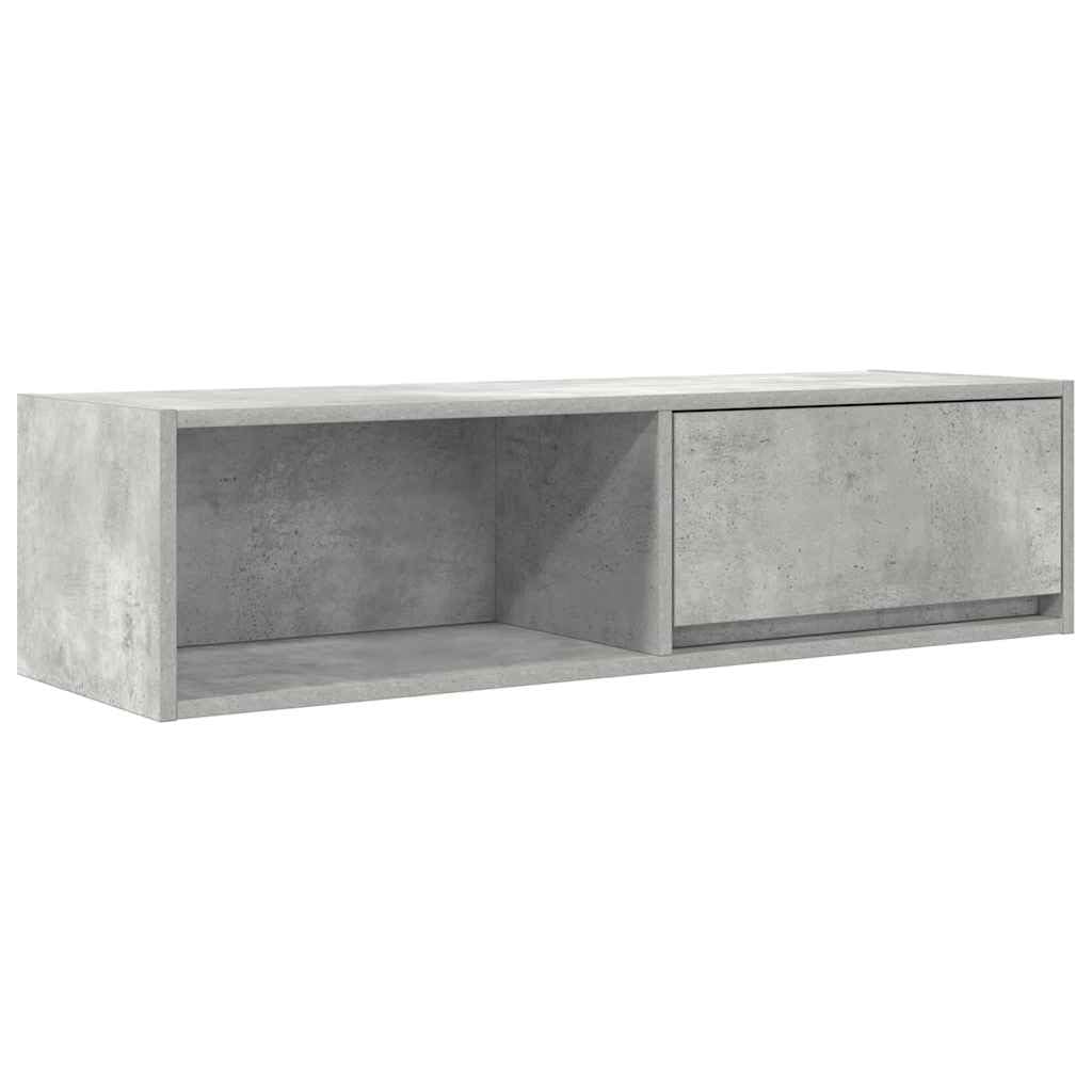 Armario para TV (2 unidades, 100 x 31 x 25,5 cm, material de madera con cajón y compartimento), montaje en pared, espacio de almacenamiento para salón, dormitorio, cine en casa, superficie