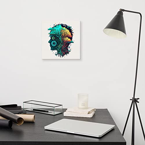 Canvas AI Artistry Neural Network Beauty : un tableau moderne pour votre décoration intérieure