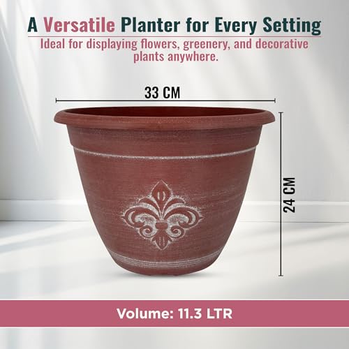 Grands pots de fleurs extérieurs durables au design moderne et épuré - 6