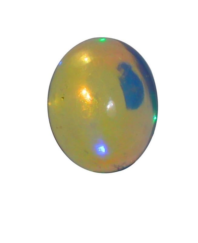 Opale éthiopienne naturelle pierre en vrac forme ovale taille cabochon 2.51 Cts Welo