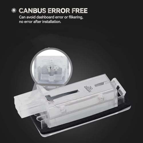 Luz LED para placa de matrícula de Renault Captur Scenic y Espace 4