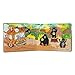 Melissa & Doug Children's Book - Poke-A-Dot: The Wheels on the Bus Wild Safari (Board Book with Buttons to Pop)