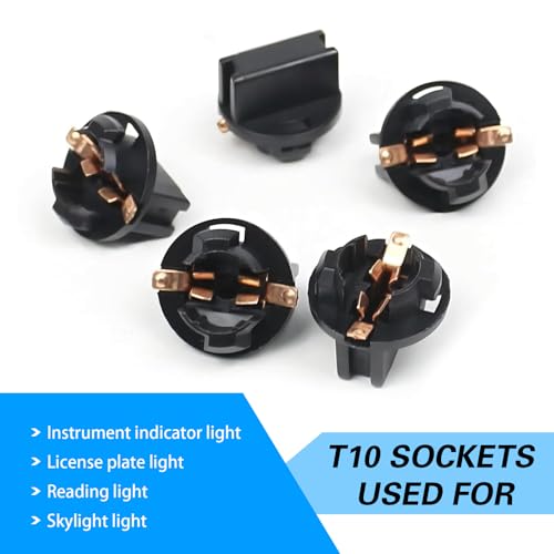 ijuicy 10 PCS T10 194 LED Base de Lámpara Panel Instrumentos miniatura 5