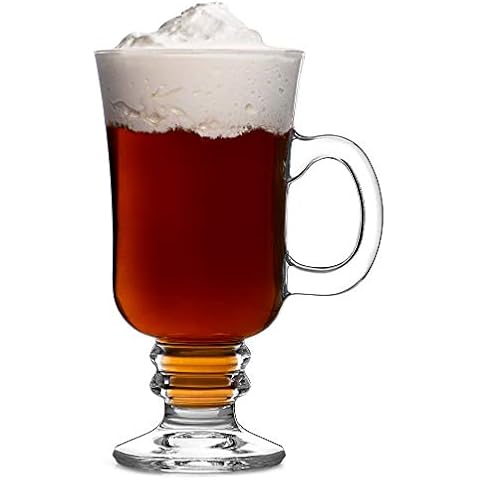 bar@drinkstuff Set of 4 Irish Coffee Glasses Cover