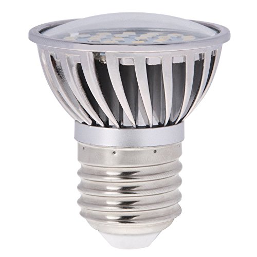 Hero-Led P16-Dim-24T-Sn-Dw Dimmable Par16 E26/E27 Short Neck 120V Led Halogen Replacement Bulb, 120 Degree Wide Beam Floodlight, 4.8W, 50W Equivalent, Daylight White 5000K, 5-Pack #TOP1