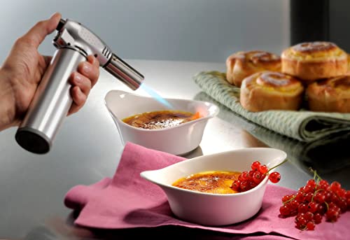 Foto von GEFU Flambierbrenner FUEGO - Profi Küchenbrenner für Crème Brûlée - 1.300
