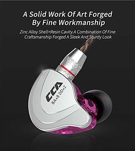 in-ear monitors oordopjes, hifi stereo geluidsisolerende IEM bedrade oordopjes met afneembare kabel voor opnemen/zingen… - Image 8