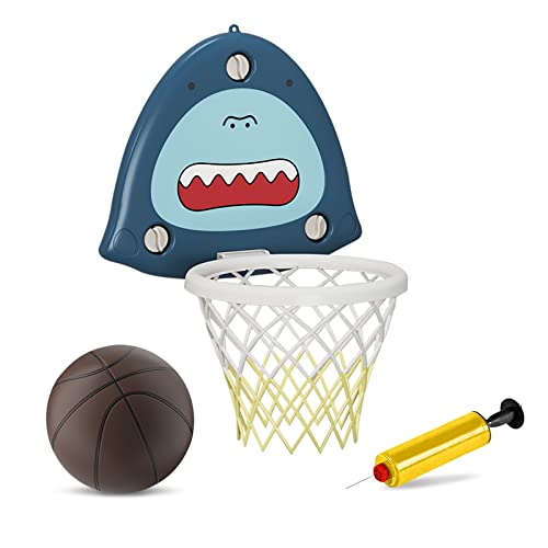 OLYSPM Mini Basketballkorb Basketballkorb Kinder mit Ball Netz und Luftpumpe Indoor-Sportspielzeug,Basketballbrett Größe: 43cm x 34cm Cover
