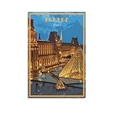Fbaoda Louvre Paris Poster, Motiv: Vitger, Reiseposter, 