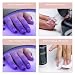 Primer Base Top Coat Permanente Uñas Gel UV LED Manicura Pedicura Ideal...