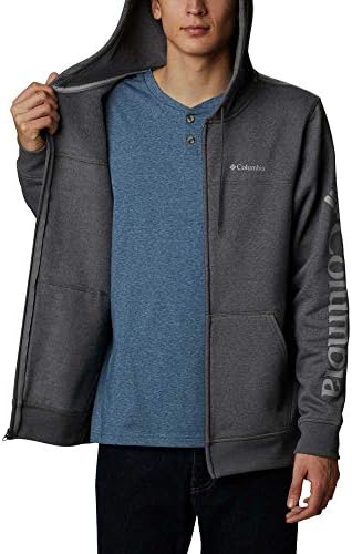 Columbia Park View Polaire entièrement zippée, City Grey Heather, XXL Homme