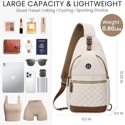 Image of Vankor Small Crossbody Purses Bags for Women Men Travel, Chest Sling Bag Women Casual Cross Body Bag for Woman Sling Backpack