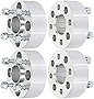 ECCPP 4 pcs 4x100 2 inch Wheel Spacers 4 Lug 4x100mm to 4x100mm 12x1.5 Studs 57.1mm fits for Chevette for Cobalt for Lebaron for Caravan for Charger