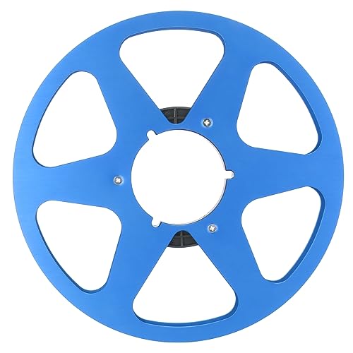 10.5 Inch Pickup Reel, Aluminum Alloy Open Reel, Sound Pickup Reel, 6 Wind Holes, Resists Flange Flexing