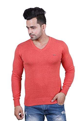Image of GODFREY V Neck Full Sleeve Sweater for Man Winter Pullover