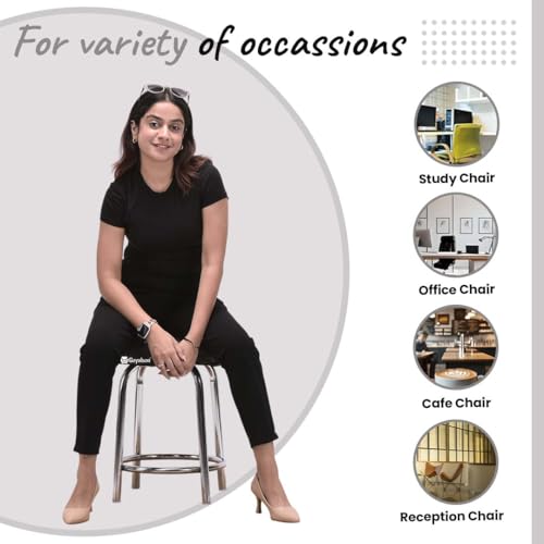 Image of Doctor Medical Seating Stool Versetile Use for Home Office Indoor Outdoor (Black, 1)