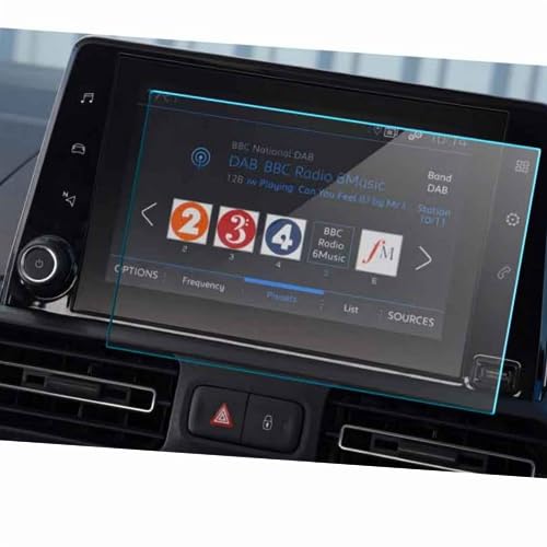 Protector de pantalla antiarañazos de cristal para LCD de salpicadero Peugeot Rifter