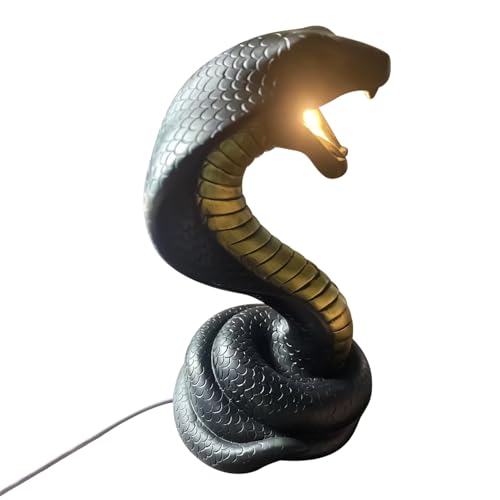 Veilleuse serpent Halloween figurine lumineuse design 20cm