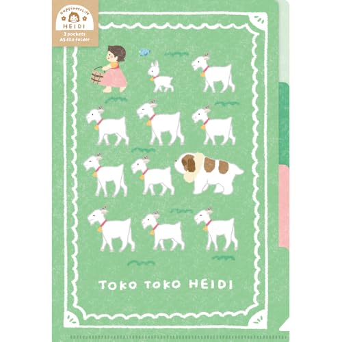 Amazon.co.jp: 古川紙工 クリアファイル A5 3ポケット クリア