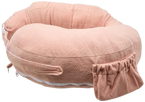 My Brest Friend Deluxe Nursing Pillow Slipcover Sleeve | Great for Breastfeeding Moms | Pillow Not Included, Soft Rose