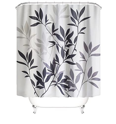 Tapis de douche absorbant ensemble 3 pièces microfibre antidérapante feuille - 3