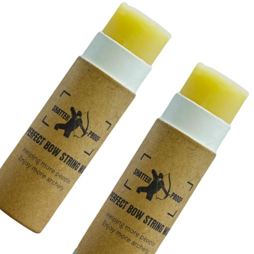 Shatterproof Archery 2 Pack Sticky Wax Perfect Bowstring Wax
