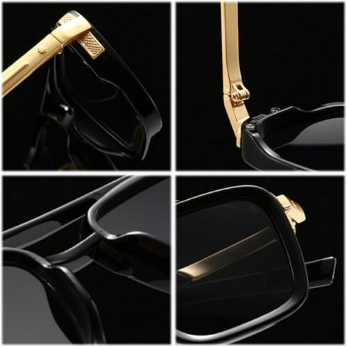 Lunettes de soleil rétro double pont pour bloquer les reflets