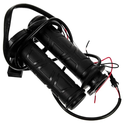 GANAZONO バイク用対応防水電熱ハンドルバーグリップヒーター 独立段温調節可能 取り付け簡単 防塵快適素材採用冬季用