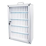 Handy-Spind mit mehreren Schlitzen, Wandmontage, Griff und Schlüssel, digitales Zahlen-Design, sichere Aufbewahrung für Büro, Schule, Klassenzimmer, Militärbedarf