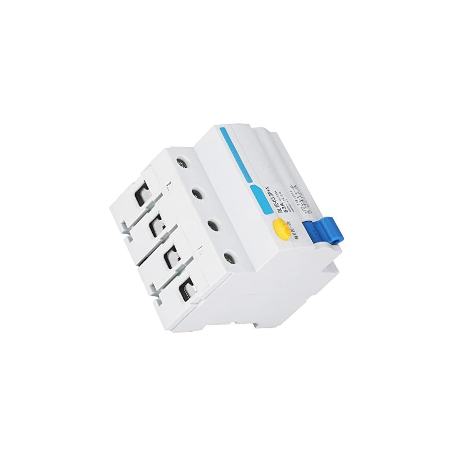 bl1e 63 rccb disjoncteur différentiel courant 3p+n, 63a 230v 30ma, protection fuites, surcharge et court circuit