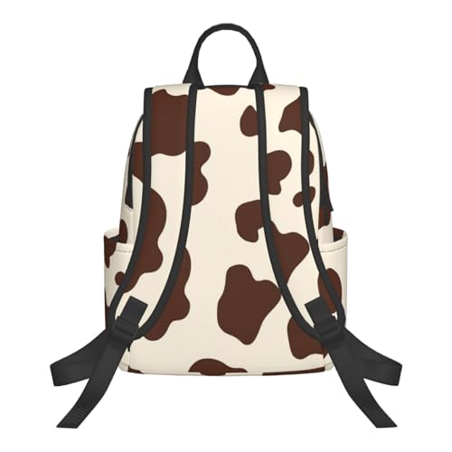 Mochila de viaje con estampado piel de vaca miniatura 3