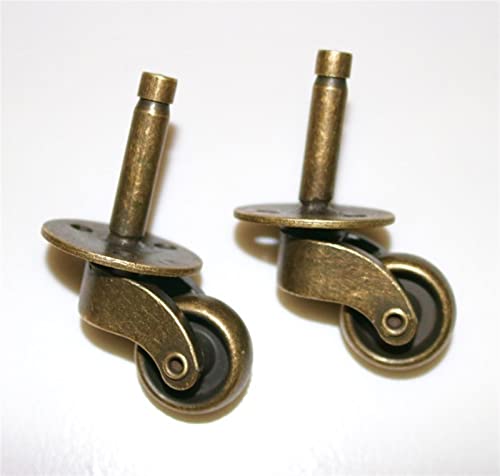 Rueda de aleación de bronce de 25 mm para mover sofás pesados y reparar muebles con rosca