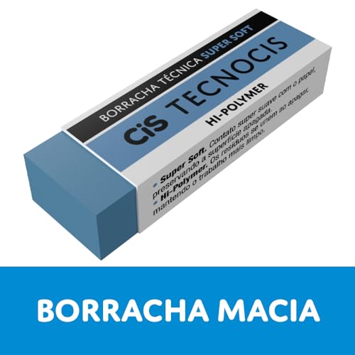 CIS KIT TECNOCIS BOHO - 1 Lapiseira 0,7mm Corpo Azul Claro + 1 Borracha + 01 tubo de grafite