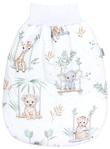 TupTam Baby Strampelsack Schlafsack mit breitem Bund Winterschlafsack für...