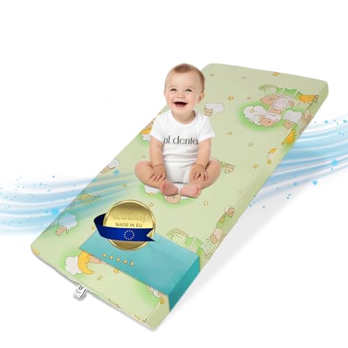 Best For Kids - Kindermatratze 60x120 | klappbare Kindermatratze | Babybettmatratze 60x120 | Kinder Rollmatratze | Reisebett-Schaumstoffmatratze |...