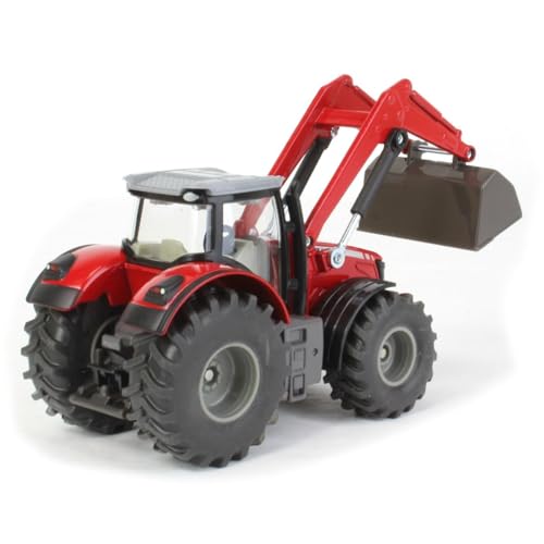 Siku 1985 Farmer Massey Ferguson With Front Loader, Red - 5
