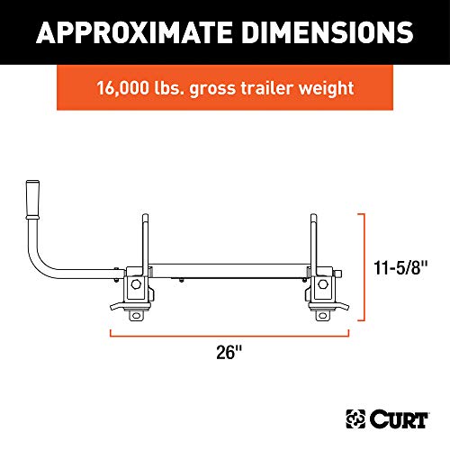 Curt 16560 R16 5Th Wheel Roller For Short Bed Trucks, 16,000 Lbs #TOP1
