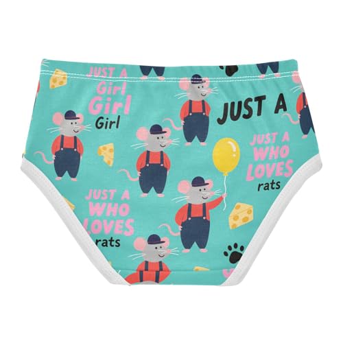 Cotton Panties 1-piecing Hip Design Panties Toddler Cotton Underwear for Kids in Sizes 2T-8Y2