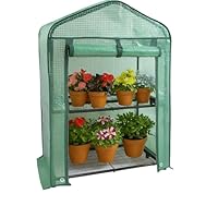 DIVCHI Greenhouse for Indoor & Outdoor Use | Durable Steel Frame | Clear PVC Cover | Ideal for Growing Vegetables, Flowers, Herbs, and Seedlings