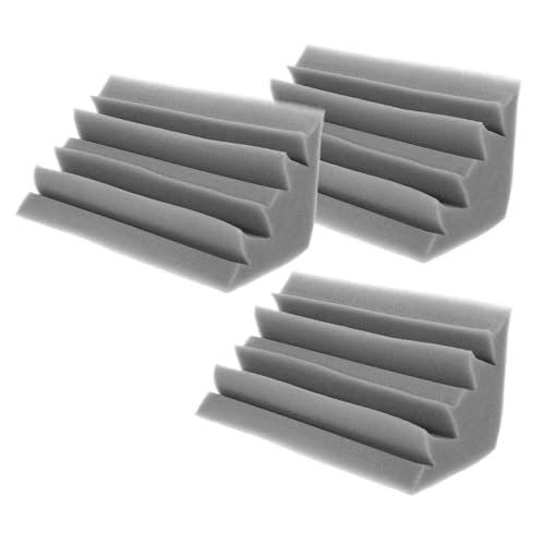 Atrapadores de Bajo 3 Piezas Esponja Acústica Absorbente de Sonido para Esquinas Tratamiento Acústico miniatura 1